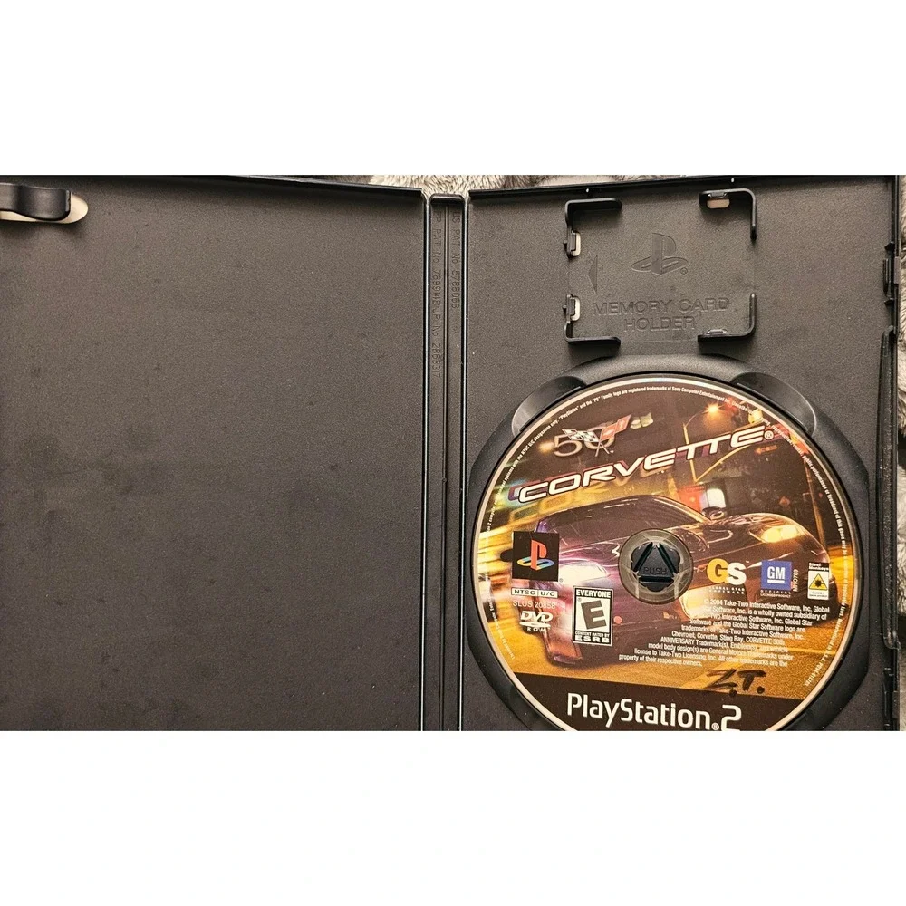 Corvette 50th Anniversary Sony PlayStation 2 PS2 Racing Game NO manuel included